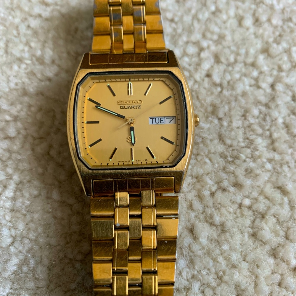 Seiko Gold Quartz Watch